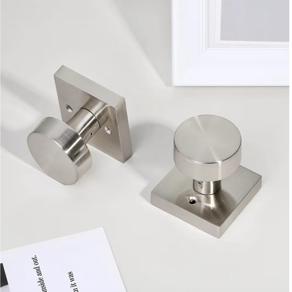 HIMEETIME Matte Black Dummy Door Knob - 2 pack (2 sets for 4 total!) - Picture 7 of 10